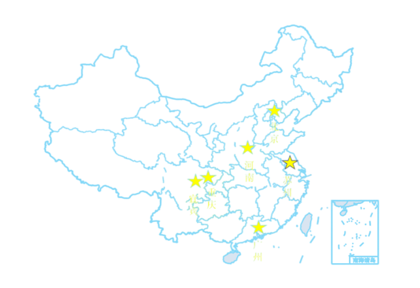 公司分布地图